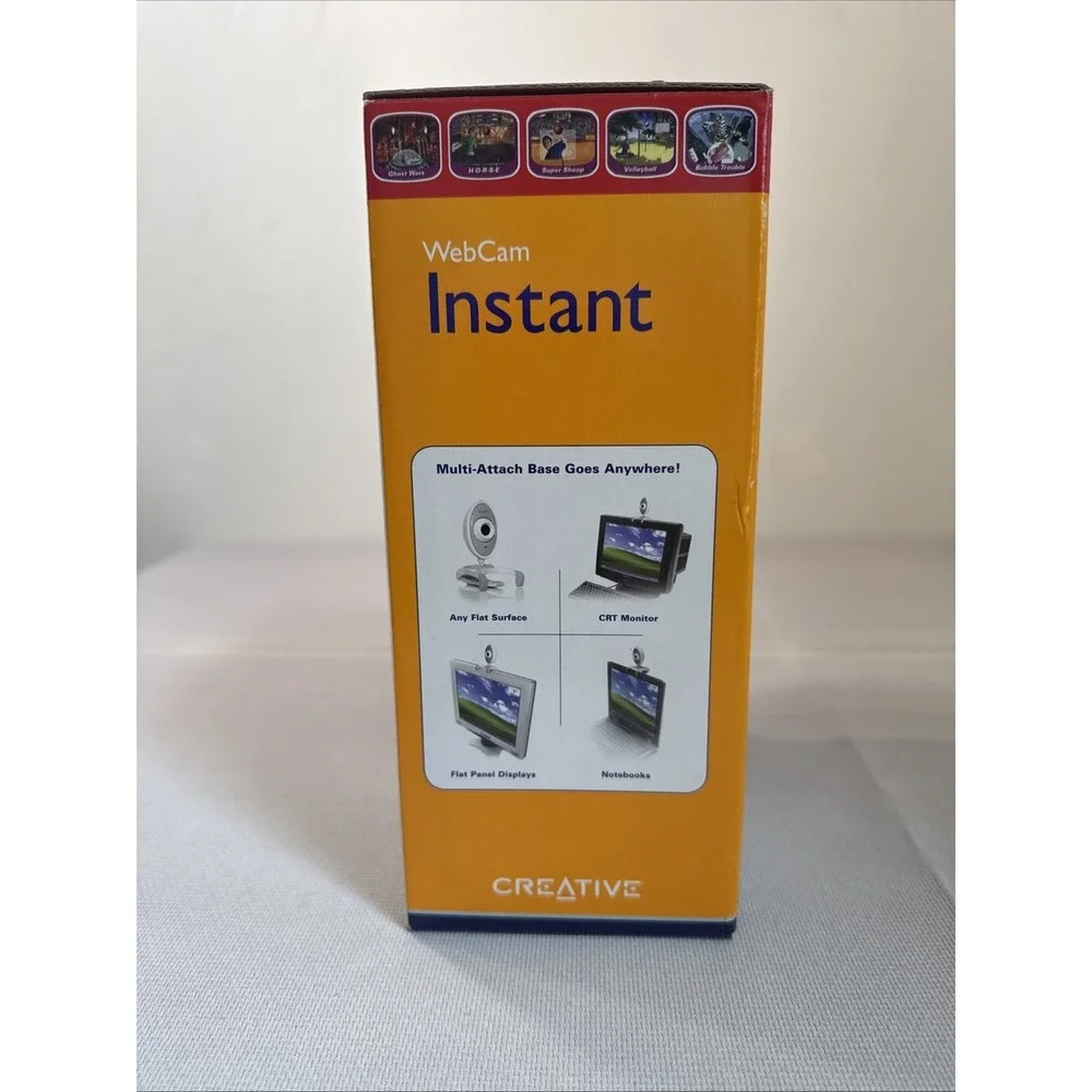 Vintage Creative Webcam Instant, Headset VF0040‎ VF0040WM New In Box Video Voice